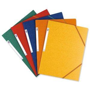 Elastomap oxford top file a3 3 kleppen 390gr blauw | 10 stuks Elastomap oxford top file a3 3 kleppen 390gr blauw | 10 stuks