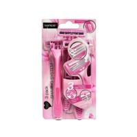 Wegwerpscheermessen Sence Roze (3 Stuks) - thumbnail