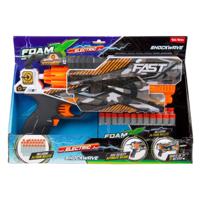 Toi-Toys Foam strikex elektrisch afschietpistool shockwave met 24 foampijlen - thumbnail