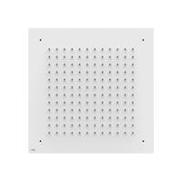 Hoofddouche Tres Plafond 38x38 cm Vierkant Patroon Mat Wit - thumbnail