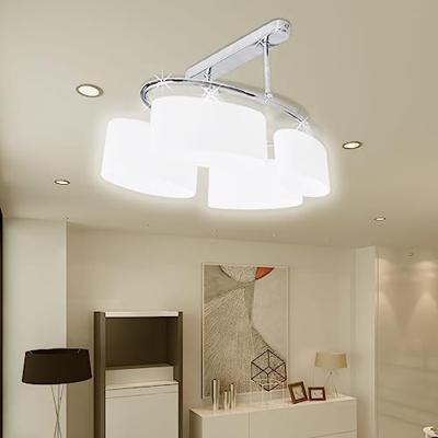 VidaXL Plafondlamp met ellips glazen kapjes (4 x e14) VidaXL Plafondlamp met ellips glazen kapjes (4 x e14)