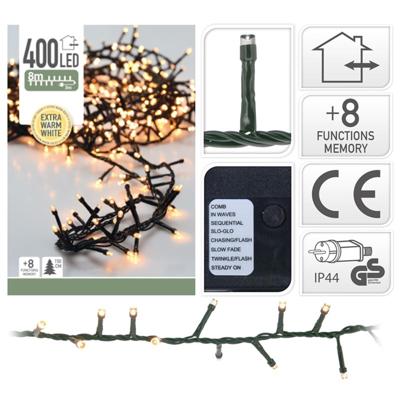 Kerstverlichting Cluster 400L warm wit Kerstverlichting Cluster 400L warm wit