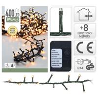 Kerstverlichting Cluster 400L warm wit - thumbnail
