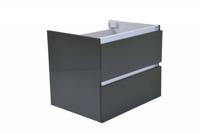 Onderkast Luna 60X47 Hoogglans Grijs Aqua Splash - thumbnail