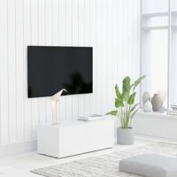 VidaXL Tv-meubel 80x34x30 cm bewerkt hout wit - thumbnail