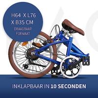 Pacto Twelve 20 inch Vouwfiets 6v - thumbnail