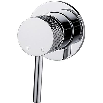 Wiesbaden Ribbd Inbouw Douchemengkraan Chroom - 1-Weg Systeem