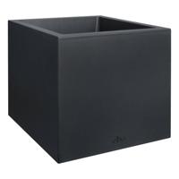 Elho Vivo Next vierkant plantenbak met wielen 40 cm living black - thumbnail