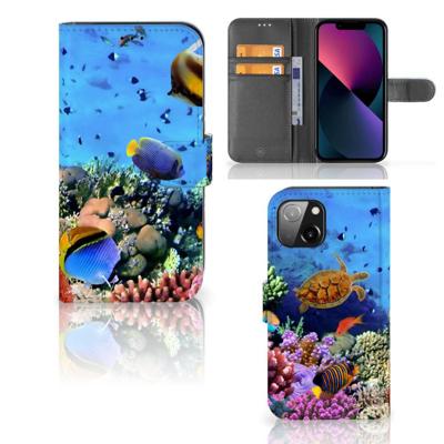 Apple iPhone 13 | Telefoonhoesje | Met pasjeshouder | Vissen