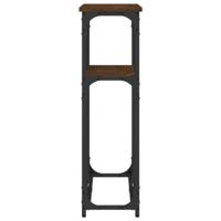 Wandtafel 90x22,5x75 cm bewerkt hout bruin eikenkleur - thumbnail