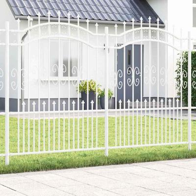 Tuinhek Wit 190 cm Poedergecoat staal Tuinhek Wit 190 cm Poedergecoat staal