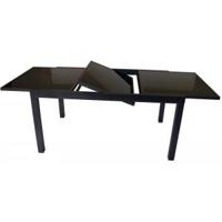 Murcia Uitschuifbare tuintafel met glazen tafelblad 150/210 - thumbnail