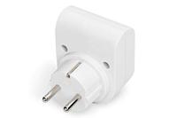 Digitus DN-95400 DIGITUS - Überspannungsschutzadapter Overspanningsbeveiliging (tussenstekker) Overspanningsbeveiliging voor: Stopcontact 13.5 kA 1 stuk(s) - thumbnail