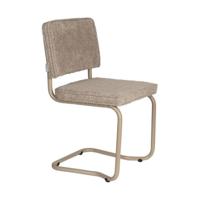 Zuiver Ridge Soft Kink eetkamerstoel Beige - thumbnail