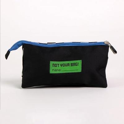 Pennenetui met 3 vakken The Avengers Zwart 2,2 x 1,1 x 22,5 cm