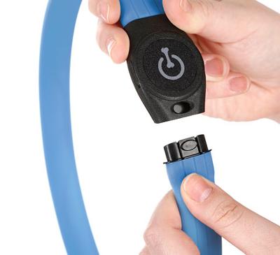 Collare LED - KERBL - Maxi Safe - 65 cm - 10 mm - Blu