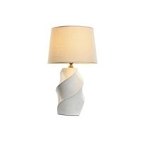 Bureaulamp Home ESPRIT Wit Porselein 50 W 220 V 36 x 36 x 61 cm 35 x 35 x 60 cm - thumbnail