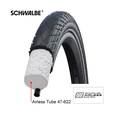SCHWALBE binnenband "solid tube airless tube air 47-622