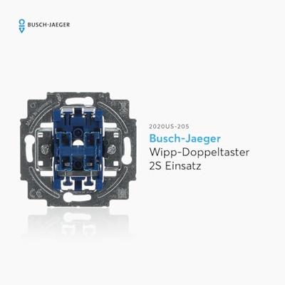 Busch-Jeager Puls schakelaar - tweevoudig