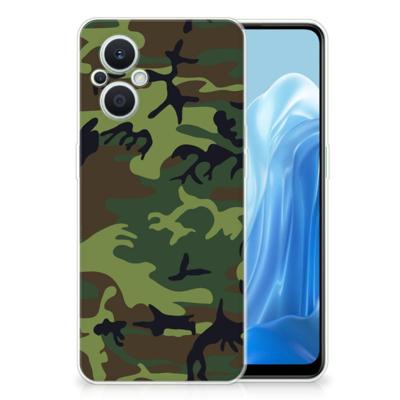 OPPO Reno8 Lite TPU bumper Army Dark OPPO Reno8 Lite TPU bumper Army Dark