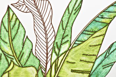 Canvas DKD Home Decor Tropisch Blad van een plant (80 x 3 x 60 cm) Canvas DKD Home Decor Tropisch Blad van een plant (80 x 3 x 60 cm)