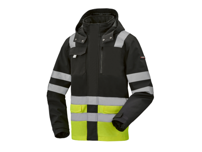 PARKSIDE PERFORMANCE Heren softshell werkjas (Zwart, L)