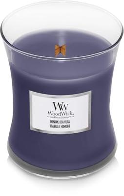 WoodWick hinoki dahlia medium candle