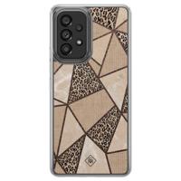 Samsung Galaxy A52 hybride hoesje - Leopard abstract - thumbnail