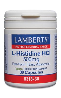 L-Histidine 500mg 30 Capsules L-Histidine 500mg 30 Capsules