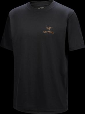 Arcteryx Kragg SL Cotton Bird Word SS T-shirt Heren 24K Black L