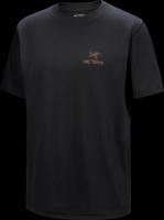 Arcteryx Kragg SL Cotton Bird Word SS T-shirt Heren 24K Black L - thumbnail