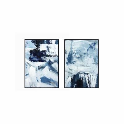 Schilderij DKD Home Decor Abstract (2 Stuks) (45 x 2 x 60 cm)