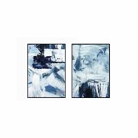 Schilderij DKD Home Decor Abstract (2 Stuks) (45 x 2 x 60 cm) - thumbnail