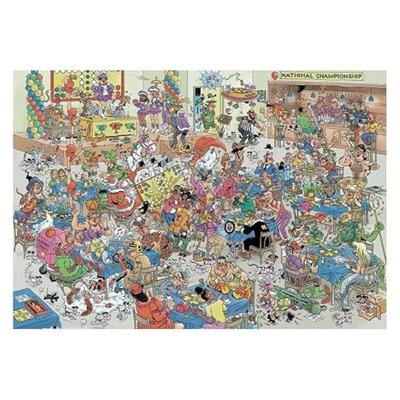 Jan van Haasteren - NK Mens erger je Niet Puzzel 2000 Stukjes Jan van Haasteren - NK Mens erger je Niet Puzzel 2000 Stukjes