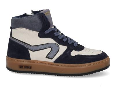 HIP H1803 donkerblauw multi blauw maat 34 HIP H1803 donkerblauw multi blauw maat 34