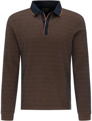 Pierre Cardin Heren Poloshirt Navy Met Ruitdessin Voyage Modern Fit Pierre Cardin Heren Poloshirt Navy Met Ruitdessin Voyage Modern Fit