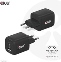 Club 3D Travel Charger 65W GaN oplader - thumbnail