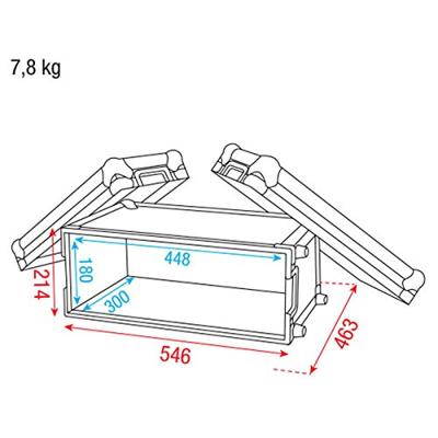 Showgear Compact Effectcase 4U
