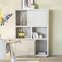 Eleonora Opbergkast 'Helsinki' Eiken, 170 x 120cm, kleur Taupe - thumbnail