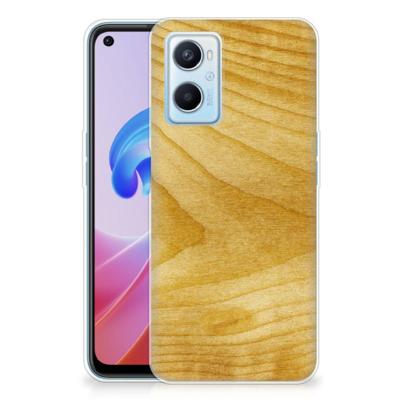 OPPO A96 | OPPO A76 | Bumper Hoesje | Licht Hout
