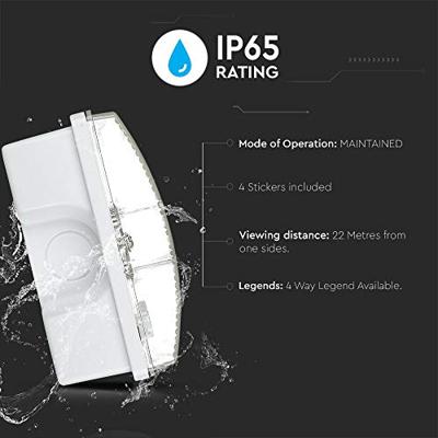 V-TAC 83111 Vluchtwegverlichting Rechts, Uitgang