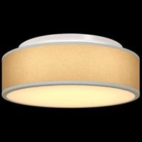 VidaXL Plafonnière met schijnwerpers grijs 38 x 38 x 13,5 cm stof - thumbnail