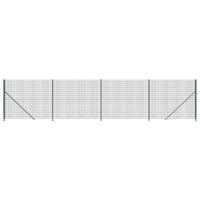 VidaXL Draadgaashek met flens 2,2x10 m groen - thumbnail