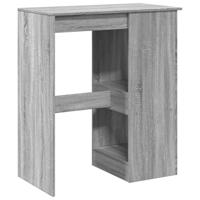 Bartafel met rekken 90x47,5x103,5 cm bewerkt hout grijs sonoma - thumbnail
