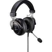 Renkforce RF-GH-300 Over Ear headset Gamen Kabel 7.1 Surround Zwart Microfoon uitschakelbaar (mute), Volumeregeling - thumbnail