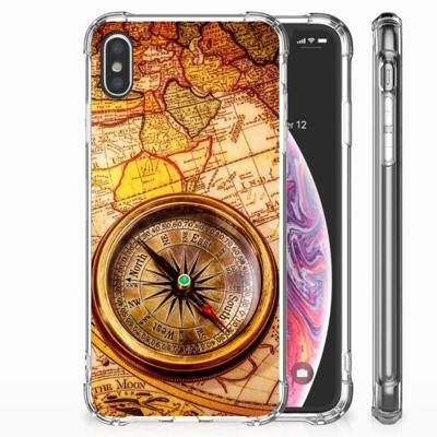 Apple iPhone Xs Max Telefoonhoesje met valbescherming Kompas Apple iPhone Xs Max Telefoonhoesje met valbescherming Kompas