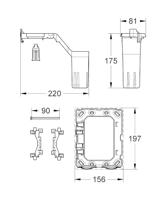 Grohe Fresh toiletblokhouder voor Rapid SL inbouwreservoir - thumbnail