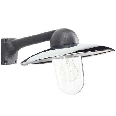 KS Verlichting Industrie stallampFabrique antraciet met chroom - 1188CD