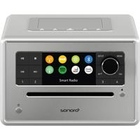 Sonoro: Elite internetradio met CD-speler - Hoogglans zilver - thumbnail