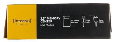 Intenso Memory Center 3.5" USB 3.0 4TB Externe harde schijf Zwart